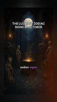 Luckiest Zodiac Signs in October #zodiacsignsexplained #zodiac #zodiacwhisperer #zodiacsign #shorts