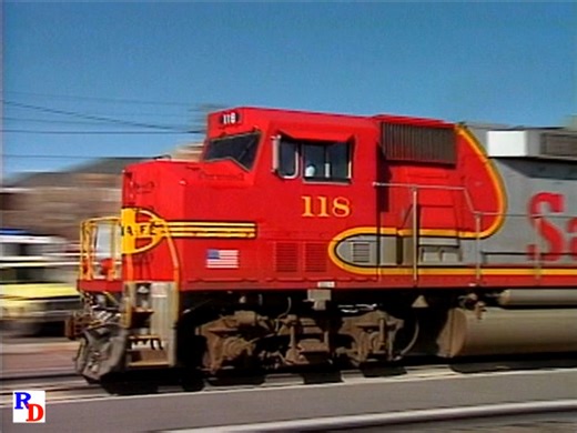 Railfan Depot on Instagram: "An engine move is followed quickly by a westbound intermodal at Flagstaff, Arizona. The engine move turns out to be power for an eastbound freight, and is on its way soon after. From the Pentrex show "Santa Fe’s Arizona Mainline" https://rfd.video/ATSFArizona"