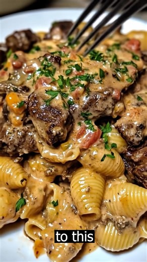 706K views · 6.7K reactions | Steak Shells with Creamy Sweet Pepper...