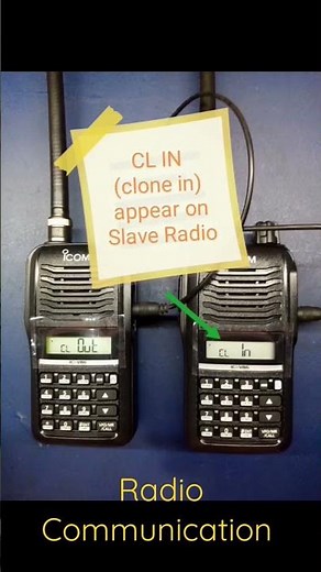 Icom IC-V86 Radio to Radio Cloning #icom #2wayradio #twowayradio