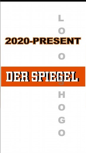 Der Spiegel Logo Evolution #germany #news #magazine