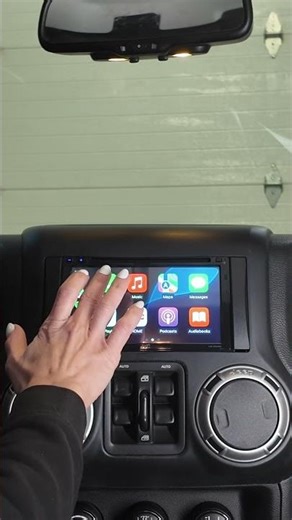 JVC 7" Radio With CD/ DVD Player Plug and Play I 2007 - 2018 Jeep JK/ JKU Wrangler