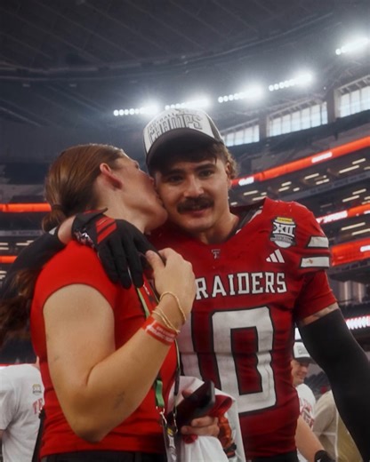 Jacob Rodriguez and his wife, Emma, have had a special journey together leading them to Texas Tech Football ❤️ Marty Smith sat down with them both to hear about their connection 🎙️ | College GameDay