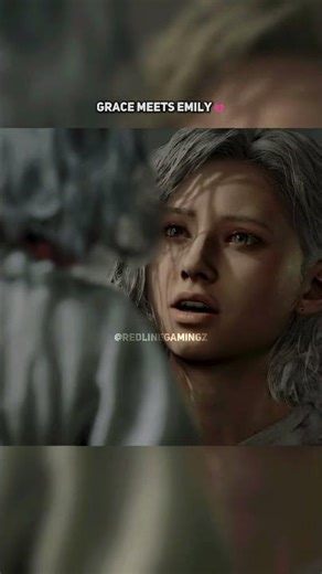 Grace Meets Emily #shorts #gaming #residentevil