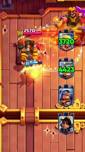 Elite Barbarians With Poison Spell Vs Tower Troops 🤯 #clashroyale #shorts