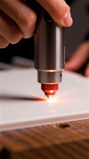 Mini Laser Cutter 🔥 Glass Cut in Seconds 😳 | Satisfying Precision