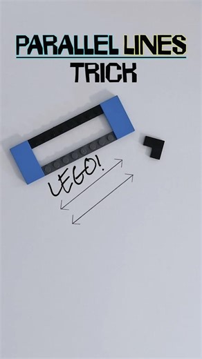 Draw Perfect Parallel Lines with LEGO