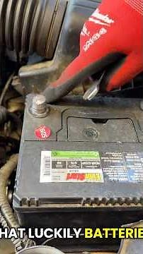 How to fix bad negative battery cable #shorts #mechanic #battery #cars #howto