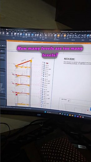 Ever seen this many levels aligned perfectly? Clean section view detailing in Revit. 👌 #revitlevels