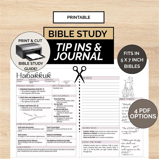 Bible Study Guide Printable, Bible Study Journal, Bible Study Printable, Bible Study Notes, KJV Bible Women - Etsy