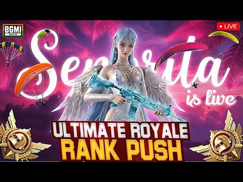 🔴 BGMI LIVE Stream |ULTIMATE ROYALE RANK PUSH | FUN GAMEPLAY