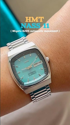 HMT NASS 11 Automatic 🔵 | Blue Dial Indian Classic | Miyota 8205