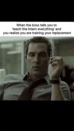 It’s not 'mentoring', it’s a 'farewell preparation'. 🚬