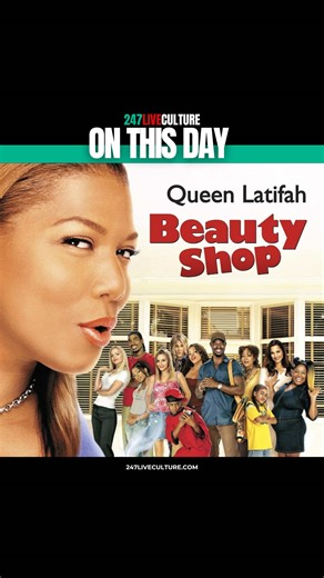 March 30, 2005 ‘Beauty Shop’ premieres in theaters 🎞️ #beautyshop #blackmovies #classicfilms #queenlatifah #blackactors