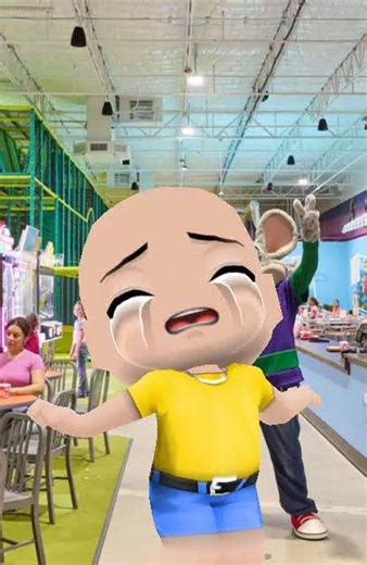Caillou gets Grounded for chuck e chesse