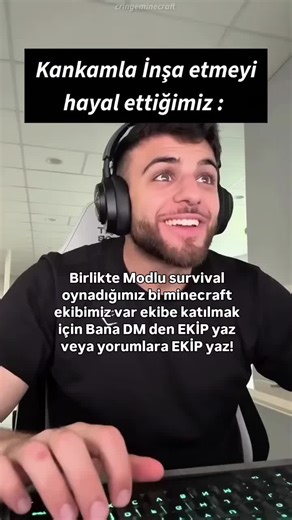 Birlikte Java Minecraft Survival oynadığımız bi ekibimiz var ekibe katılmak için bana DM den EKİP yaz! #minecraft #minecraftjava #minecraftmemes