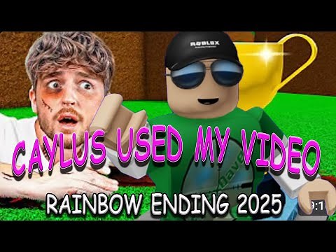 How To Get "Rainbow Ending" EASIEST GAME ON ROBLOX 2025 feat. Caylus