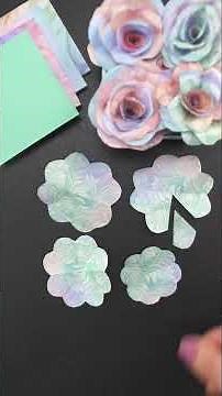 Sticky note origami rose #origami #origamiflower easy paper rose