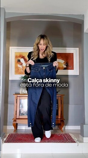 Skinny jeans are out of fashion, but don't worry! I found a MUCH more modern version: straight-le...