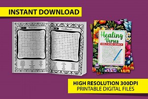 Healing Verses Bible Word Search: Large Print Puzzles (digital Download) - Etsy Canada