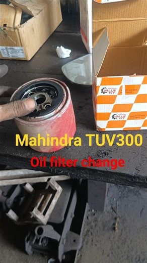 Mahindra TUV300 oil filter change#oil filter replacement#oil filter price#oil filter change#