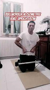Bullworker # Isometric Knee Upright row #pesaro #bullworker #isometrictraining #shorts