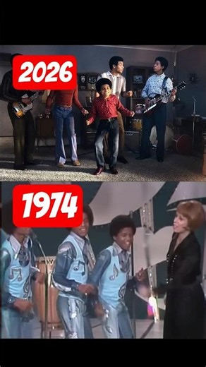 MICHAEL JACKSON WITH HIS BROTHERS FUNNY INTRODUCTION 😂 😂1974 vs 2026 #michaeljackson #explore