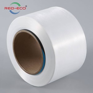 [Hot Item] Raw White 100% Ring Spun Polyester Yarn with Grs Certification
