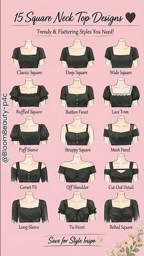 These Square Neck Tops Are INSANE 🔥 Which One? #fashion #shorts #style #outfit