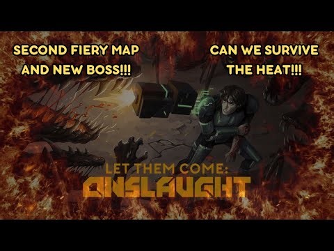 NEW VOLCANIC MAP & FIRST BOSS DEFEATED! Let Them Come: Onslaught Gameplay