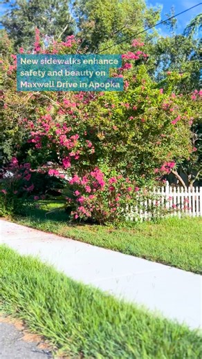 POV: You're headed home and notice how the new sidewalks installed as part of the Accelerated Transportation Safety Program enhance the beauty of the whole neighborhood. 🔗 Visit us online to find smooth new sidewalks in your area at ocfl.net/AcceleratedTransportation OC District 1 Office of Commissioner Wilson Christine Moore Orange County District 2 Commissioner Mayra Uribe Orange County District 3 Commissioner Maribel Gomez Cordero Orange County District 4 Commissioner Orange County District 