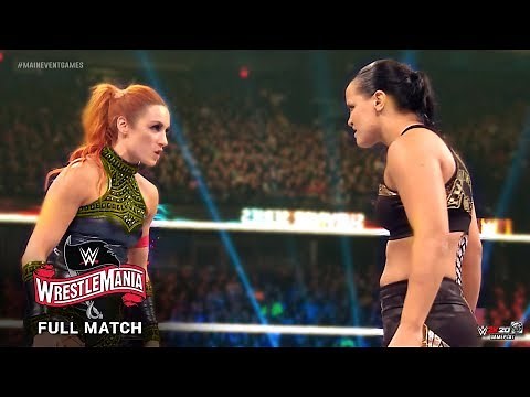 FULL MATCH - Becky Lynch vs. Shayna Baszler – WWE RAW Womens Title Match: Wrestlemania 36