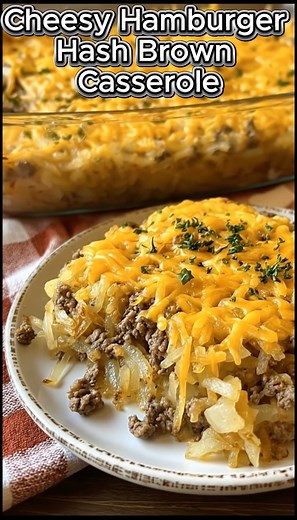41K views · 227 reactions | Cheesy Hamburger Hash Brown Casserole...