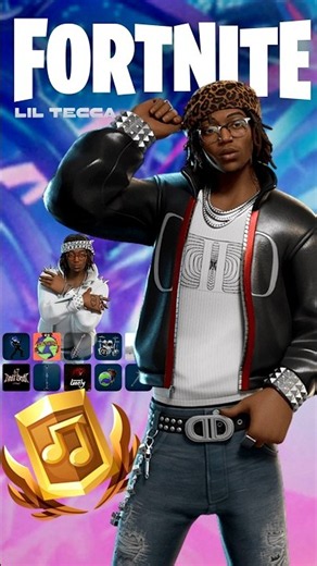 LIL TECCA IN FORTNITE! #meroh #fortnite #liltecca #festival