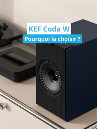 Vous trouvez votre enceinte Bluetooth un peu plate ? 🤔 Manque de profondeur, de scène sonore, de plaisir à l’écoute ? 🎶 Les KEF Coda W changent complètement l’expérience. Ici, tout est intégré : amplification, DAC et connectiques. 👉 Pas d’ampli. Pas de boîtiers. Pas de réglages compliqués. 📱 Smartphone en Bluetooth 💻 Ordinateur en USB-C 📺 Téléviseur en HDMI ARC 🎶 Platine vinyle grâce au préampli phono intégré Avec le haut-parleur Uni-Q KEF, une puissance de 2 x 100 W et une vraie scène st