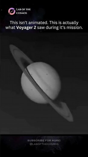 This Isn’t CGI. It’s Voyager 2. 🛰️ #space #universe #saturn