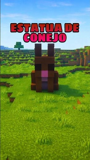 Estatua de Conejo de #minecraft #minecraftshorts #building #tutorial