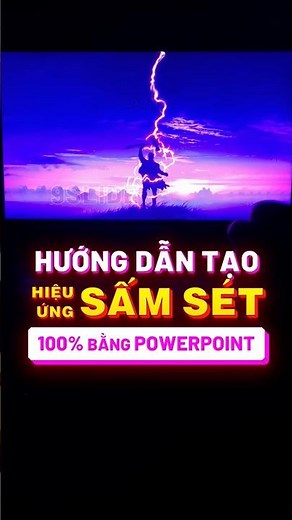 How to Create Thor's Lightning Effect using GIF + Animation in #PowerPoint ⚡