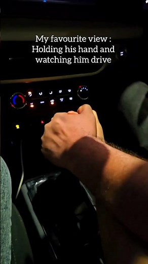 “POV: Holding Hands While Driving Feels Like Home ❤️ | Couple Love Shorts”