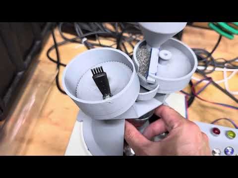 Additional mods to the printed precision trickler for ball powders