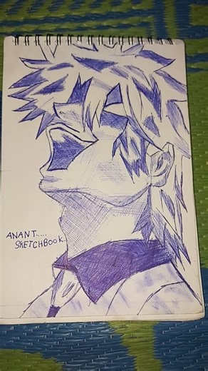 KIRA PEN DRAWING#deathnote#kira #animeart