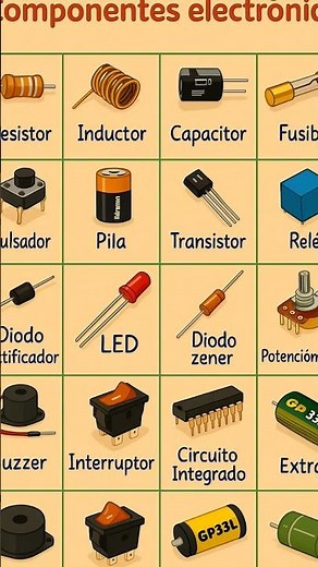 electronic components explained with images #electronic