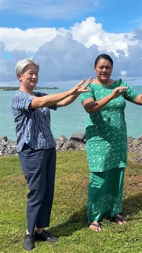 Samoa and Australia are family. Thank you to Alex, who works here for Australia, for patiently teaching me the siva, a part of Fa’a Samoa - the Samoan Way - while I visited the island of Savai’i. Fa’afetai tele lava Samoa. Thank you, Samoa. | Penny Wong - Senator for SA
