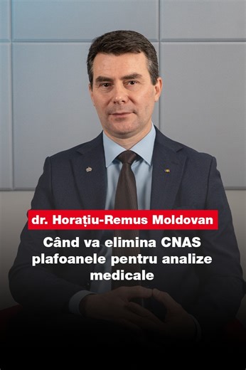 Casa Națională de Asigurări de Sănătate va elimina plafoanele de la laboratoarele de analize medicale, astfel încât pacientul să aibă acces la servicii de diagnostic în timp real, atunci când are nevoie, a anunțat la RFI, conf.dr.Horațiu-Remus Moldovan, președintele CNAS. Când se va întâmpla acest lucru? #analizemedicale #CNAS #sanatate | RFI Romania
