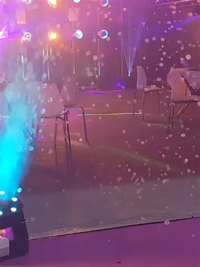 DMX512 90W RGBW Bubble Machine for Events