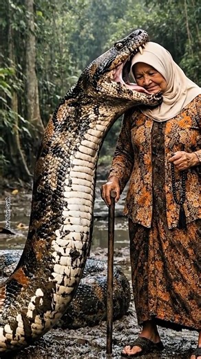 Grandma named "OLIVE" has come home...😭🤲🏻📿 Grandma meets her sadistic enemy the python again Grandma just surrendered... and what happened was that her head was devoured by the ferocious python... At the end of this story, grandma has passed away... we pray that grandma will enter heaven and be accepted by his side, amen. #SnakeMarket #Animals #pets #phyton #viral #routeshif | Nur Dian Syah
