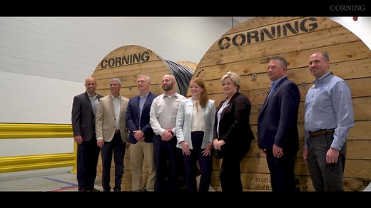 Here’s a look inside the grand opening of Corning’s new Optical Cable Manufacturing Campus in North Carolina. The expansion will help address the demand for fiber and cable to bring high-speed internet to rural communities. http://ms.spr.ly/6188gOHgs | Corning Incorporated