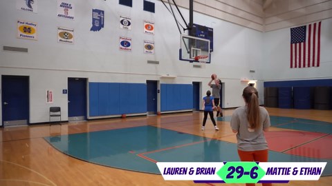 Family basketball showdown