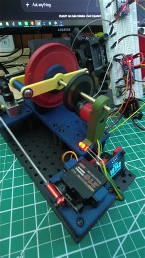 Bench Testing R.P.M. Generator-LED set-up. Test #2.