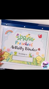 115K views · 196 reactions | Write SPRING to access the n link to this toddler activity binder! | Zippi Kids Corner | Facebook